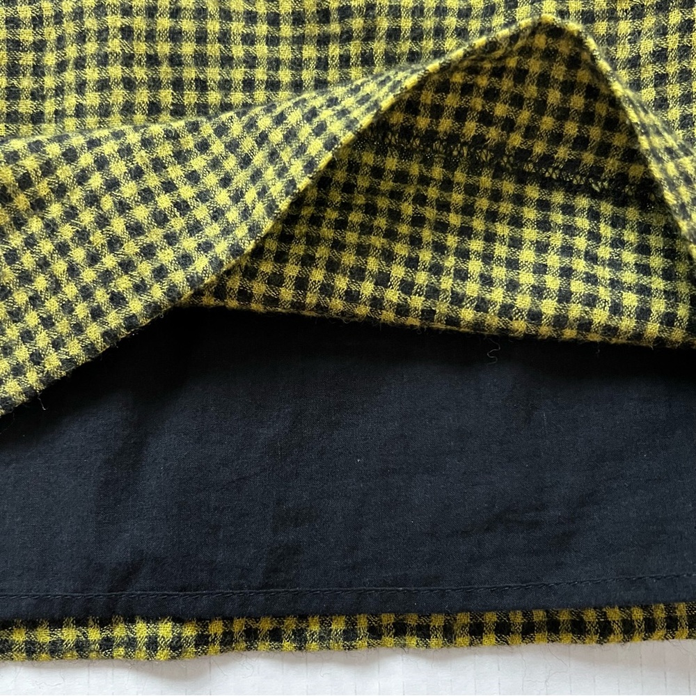 See By Chloé Virgin Wool Gingham Shift Dress French Mod Career Chic Size 8 - Picture 12 of 15